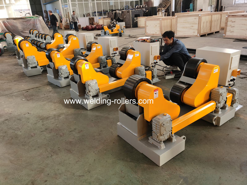 10 Ton Pipe Rotator Self Aligning For Wind Tower