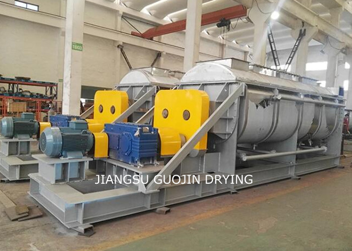 China 5RPM Thermal Oil Heating Continuous Hollow Paddle Dryer 13M2 factory