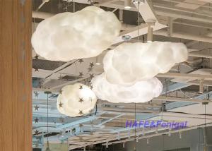 China White Cloud Chandelier Light For Indoor Living Room Dining Room Led Hanging Modern For Interior Decor factory