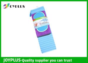 China Microfibe kitchen clothing set;Microfiber dish mat with sponge+warp cloth with big square +sponge cloth factory