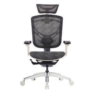 China 2022 GTCHAIR IVINO X High-end Mesh Swivel Office Chair with Polished Aluminum Alloy Base、Lumbar Support and Headrest factory