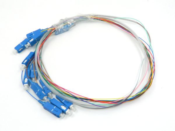 1310nm 1510nm SC UPC 12 Fiber 900um Optic Fiber Pigtail