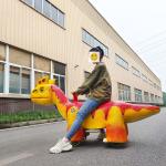 Theme Park Amusement Park Animatronic Electric Dinosaur Ride On For Kids