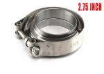 Adjustable 2.75" SS304 Quick Release V Band Clamp