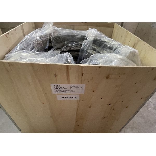 Bale tie wire in industrial application