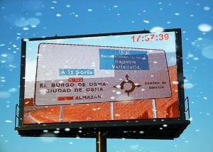China SMD 3 In 1 IP65 Electronic Advertising Sign , P10mm LED Display Screen factory
