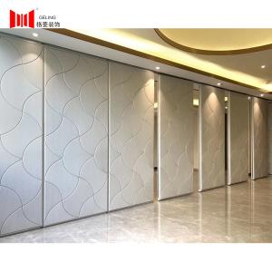China 6063-T6 Aluminum Frame Operable Partition Wall 38db Soundproof on sale
