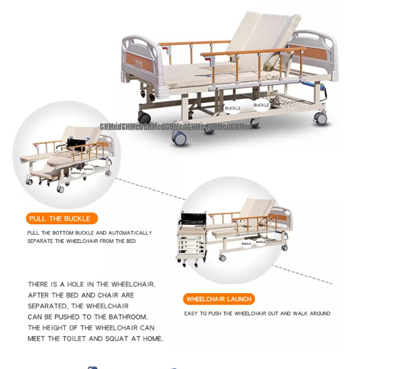Multifunction Medical Hospital Beds Electric Hospital Nursing Bed OEM