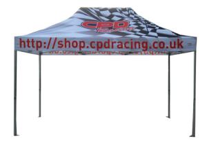China Flexible Outdoor Folding Tent , Custom Printed Pop Up Tent Long Life Span factory