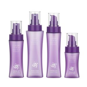 China Portable PET Frosted Lotion Cosmetic Spray Bottle Package 200ml factory