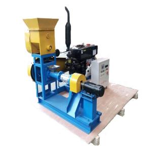 China Pet Food Animal Poultry Floating Fish Feed Making Machine Automatic factory