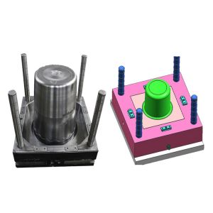 China S55C Paint Bucket Mould 5CrNiMo 40Cr Plastic Injection Mould Making on sale