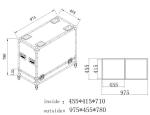 Aluminum Tool Cases Movable / Aluminum Storage Cases Fireproof
