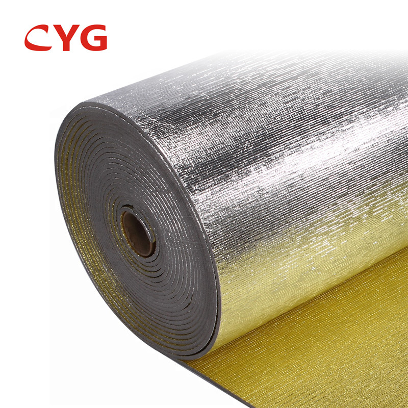 China Anti Slip Pe Aluminum Foil Backed Foam Insulation Adhesive factory