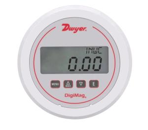 China DM-1000 Dwyer Digital Pressure Gauge 0-0.25'' WC Digital Magnehelic Gauge factory