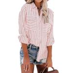 Women Linen Cotton Vintage Streetwear Plus Size Blouses Button Birds Print