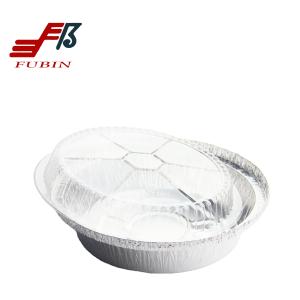 China Transparent Aluminum Foil Plastic Lids Keep Fresh Round Household factory