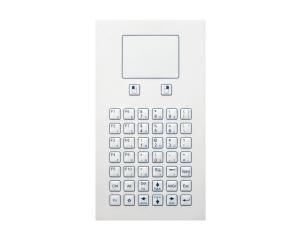 44 Keys Industrial Membrane Keyboard IP65 Dynamic With Ruggedized Touchpad