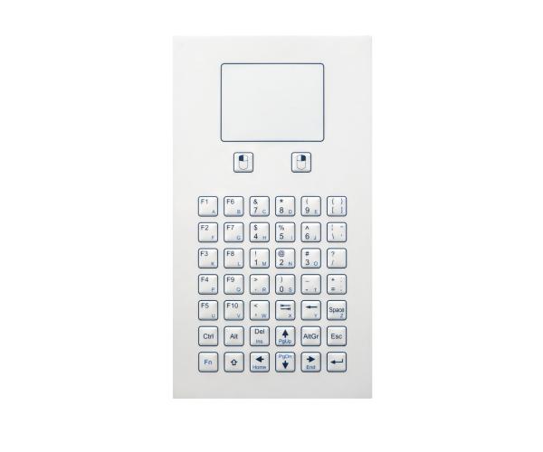 China 44 Keys Industrial Membrane Keyboard IP65 Dynamic With Ruggedized Touchpad factory