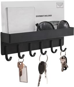 China Magnetic Wall Organizer Entryway Key Holder Hooks Tray For Storage factory