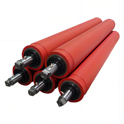 China BOPA Polyfim Industrial Rubber Roller MDO Heated Nip Rollers factory