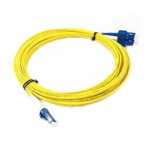 China 2.0mm LSZH G657A1 Fiber Optic Patch Cord Duplex Single Mode factory