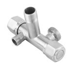 Toilet Heater 2 Way Angle Valve Safety Brushed 130g SUS 304