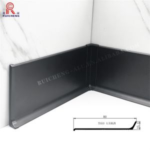 Wall Floor Skirting Lines Trim Aluminium Baseboard Skirting Profile