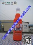 PVC Custom Inflatable Advertising Bottle , 5M Inflatable Bottle Model For