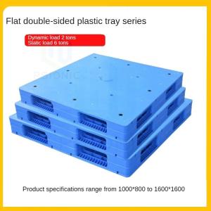 China Corrosion Resistant Heavy Duty Double Sided Plastic HDPE Pallet For Transporting Chemical Materials factory