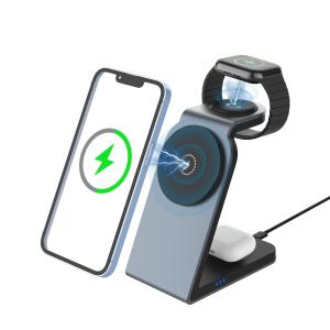 China Multi-functional Wireless Charging Station for Mobile Phone iwatch and AirPods 5w factory