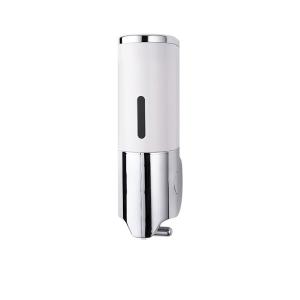 China 400ml Press Single Shampoo And Soap Dispenser , Restaurant Shower Wall Soap Dispenser factory