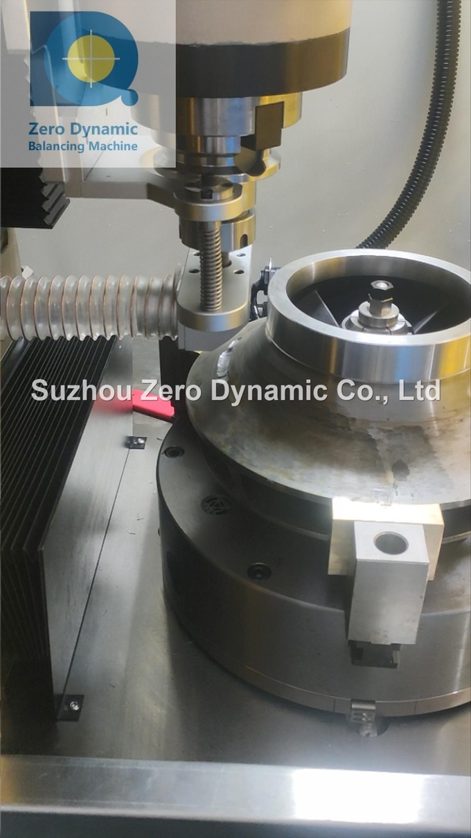 Pump Impeller / Centrifugal Impeller Automatic Balancing Machine Single Station Milling Correction