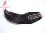 Virgin Human Hair Kim K 2X6 Brazilian Straight With Middle Part Lace Closure