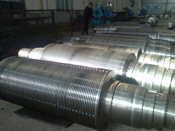 42CrMo / 40CrMo Diameter 450 - 800 mm Aluminum Cast Iron Corrugated Roller Core
