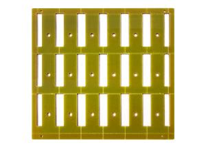 China HAL OSP 1.6mm FR4 Double Sided PCB Yellow Solder Mask 2.0oz Copper factory