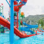 Amusement Splash Water Playground Fiberglass Water Slides For Theme Park