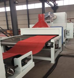 China Auto Plastic Sheet Extrusion Machine , Anti Slip Mat PVC Sheet Making Machine factory