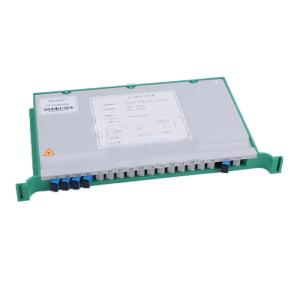 China Optic PLC Splitter 1x4 1x8 Tray Type Optical Splitter factory