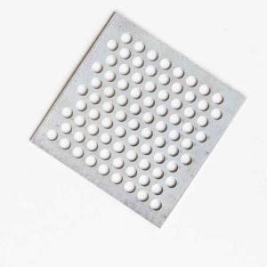 China Durable Perforated Sheet Metal Panels , Galvanized Perforated Steel Mesh Sheets factory