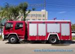 ISUZU 4 x 2 FVR Fire Rescue Vehicles 6000L Water / Foam Tank For Petrochemical