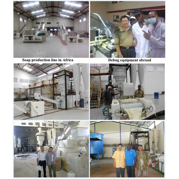 Chemicals Processing Fully Automatic Liquid Powder Oil Soap Making Printing Stamp Wrapping Machine with Paddle Mixer Type