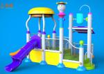 Customized Color Water Park Equipment / Water Slide Equipment 785X680X570mm Size
