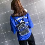 Transparent Jelly Small Bag Ladies New Ins Super Hot Backpack Female Korean