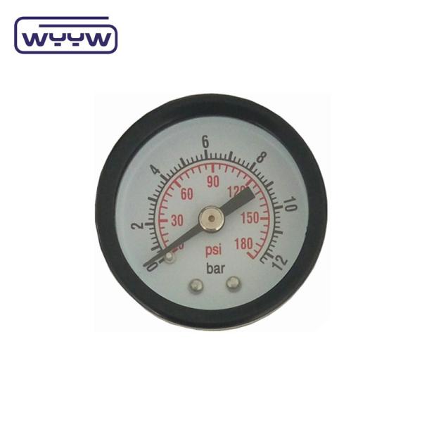 Stainless Steel Vacuum Pressure Gauge 1/4" NPT Pressure Gauge Connection Chrome