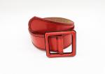 1 7/8" Wide Women's Fashion Leather Belts High Waist Rectangular Stitch - Edged