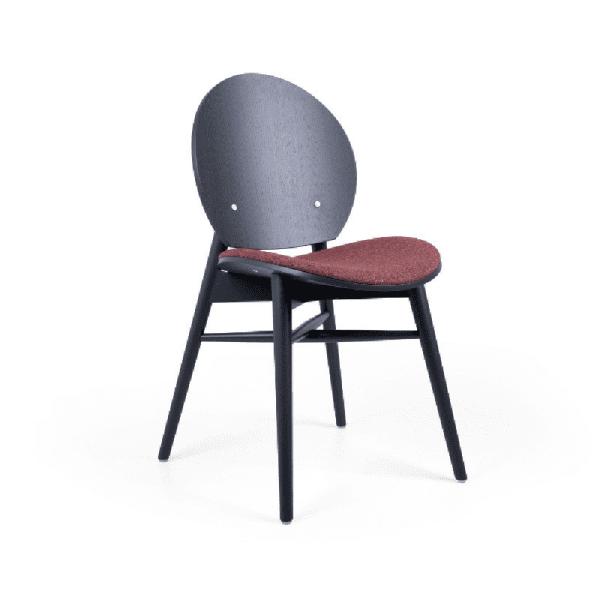 Multifunctional Nordic Light Luxury Wood Dining Chair for Home Cafe Hotel