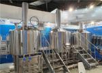 Automatic / Semi Automatic Craft Beer Brewing Equipment 1000L 3 Vessels