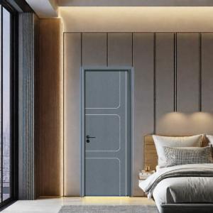 China Customizable Wood Plastic Composite Hollow Door in More Than 100 Colors to Choose factory