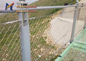 China Ss304 7 X 19 Wire Rope Mesh Pedestrian Bridge Protection Safety Cable Nets factory
